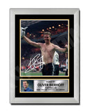 OLIVER BIERHOFF 2 Limited Edition Football Player Signed Print - Football