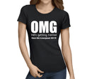 OMG Colour White Hen T-Shirt - Any Name - Party Tee