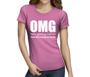 OMG Colour White Hen T-Shirt - Any Name - Party Tee