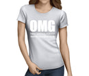 OMG Colour White Hen T-Shirt - Any Name - Party Tee