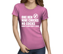 One Hen Nine Chicks White Hen T-Shirt - Any Name - Party Tee