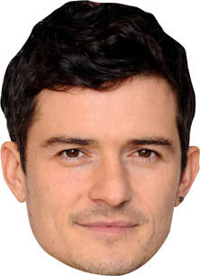 ORLANDO BLOOM Movie Face Mask FANCY DRESS HEN BIRTHDAY PARTY FUN STAG DO HEN