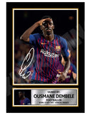 OUSMANE DEMBELE Limited Edition Football Player Signed Print - Football