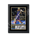 OWAIS SHAH Limited Edition Cricketer Signed Print - Cricket Player