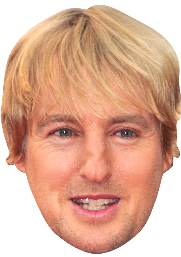 Owen Wilson Face Mask – Fancy Dress Cardboard Costume Mask