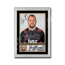 OWEN FRANKS 1 Limited Edition Rugby Player Signed Print - Rugby