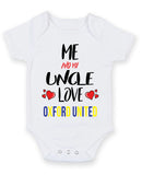 Me and My Uncle Love OXFORD UNITED Personalised FOOTBALL TEAM Baby Grow
