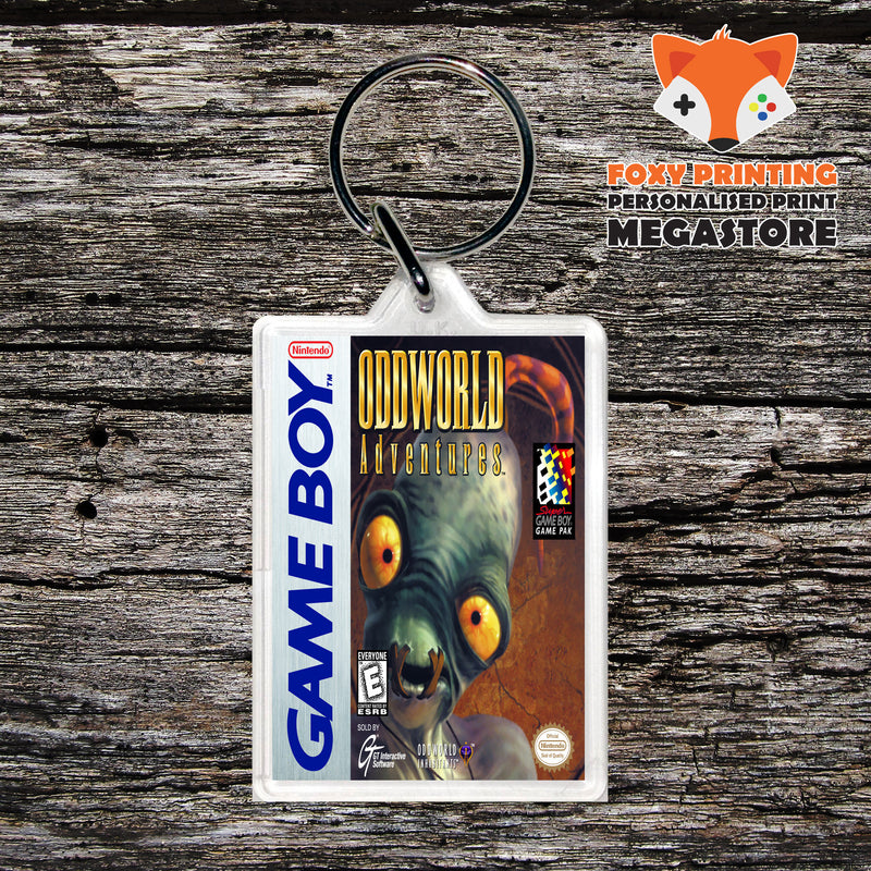 Oddworld Adventures Nintendo DS Style Gameboy Gaming Keyring