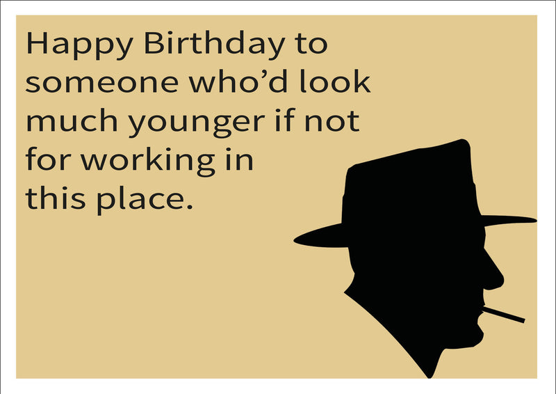 Old To Be Having Birthdays INSPIRED Adult Personalised Birthday Card Birthday Card