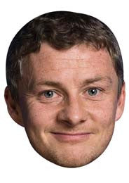 Ole Gunnar Solskjær Face Mask – Fancy Dress Cardboard Costume Mask