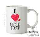 I Love Oliver Platt Celebrity Mug Office Mug