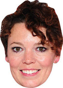 Olivia Colman Celebrity Comedian Face Mask FANCY DRESS BIRTHDAY PARTY FUN STAG HEN