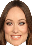 Olivia Wilde MH -3- 2017 Celebrity Face Mask Fancy Dress Cardboard Costume Mask