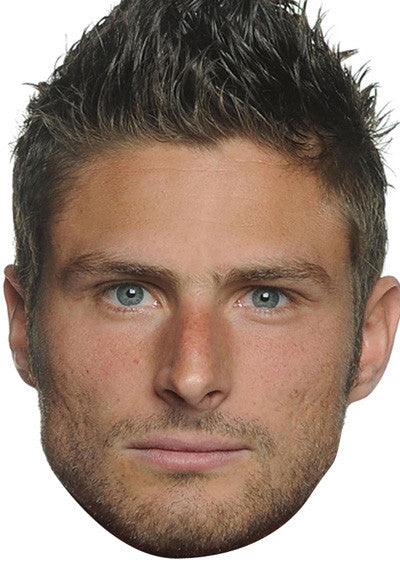 Olivier Giroud Arsenal FOOTBALL 2018 Celebrity Face Mask Fancy Dress Cardboard Costume Mask