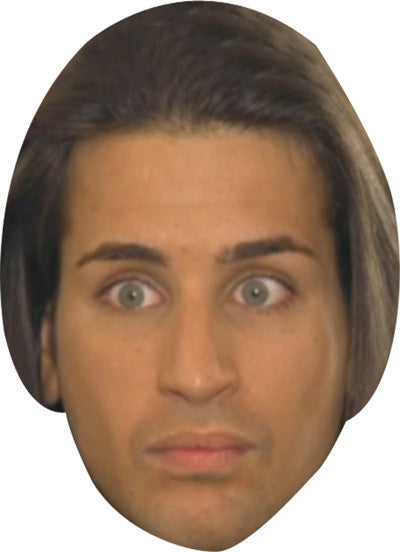 Ollie Made In Chelsea Celebrity Face Mask Fancy Dress Cardboard Costume Mask