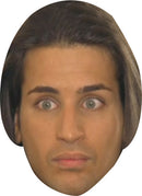 Ollie Made In Chelsea Celebrity Face Mask Fancy Dress Cardboard Costume Mask