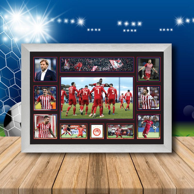 Olympiacos Football Team Printed Display Poster Gift
