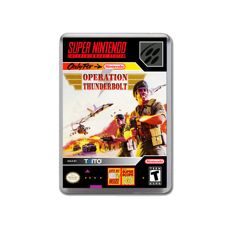 Operation Thunderbolt - SNES GAME inspired Retro Gaming Magnet