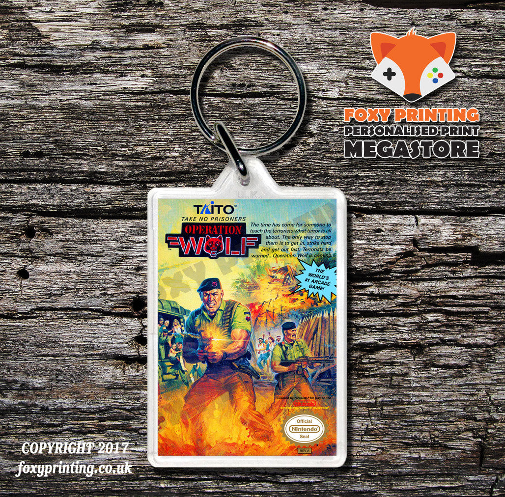 Open Tournament Golf NES Gaming Keyring