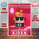 Orchopititron Style Theme Personalised Kidshows Birthday Card (SA)