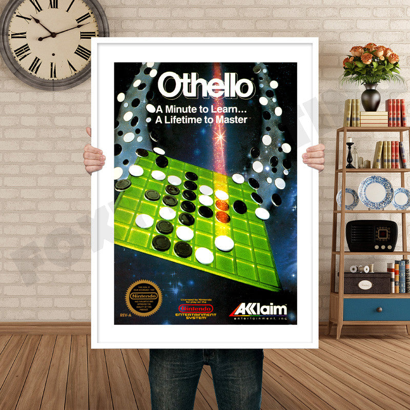 Othello Retro GAME INSPIRED THEME Nintendo NES Gaming A4 A3 A2 Or A1 Poster Art 429