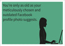 Outdated Picture INSPIRED Adult Personalised Birthday Card Birthday Card