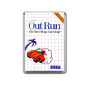 Outrun Sega Master System Game Inspired Fridge Magnet
