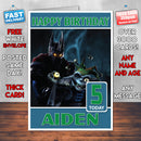 Personalised Overlord 1 Inspired Style Game Kids Inspired Birthday Card (SA)
