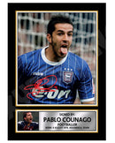 PABLO COUNAGO Limited Edition Football Player Signed Print - Football