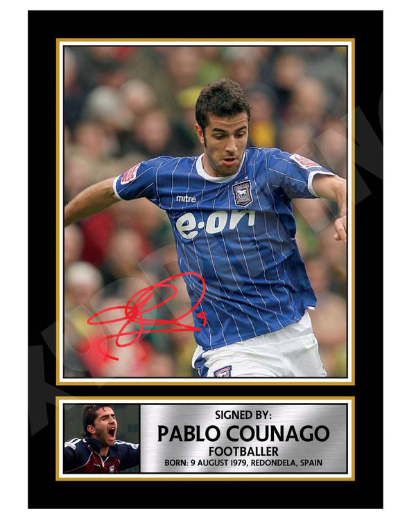 PABLO COUNAGO 2 Football Player Printed Signature Print