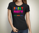 Paint Party Colour Hen T-Shirt - Any Name - Party Tee