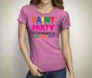 Paint Party Colour Hen T-Shirt - Any Name - Party Tee