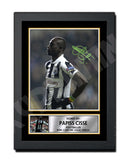 PAPISS CISSE Limited Edition Football Player Signed Print - Football