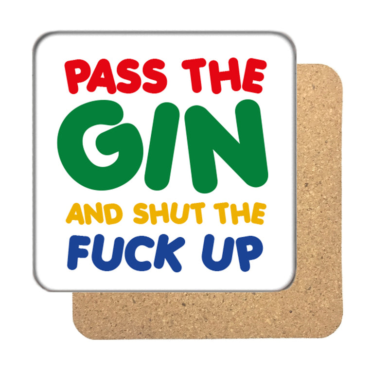 Pass the Gin Drinks Coaster