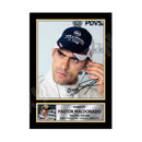 PASTOR MALDONADO Limited Edition Formula 1 Player Signed Print Formula 1