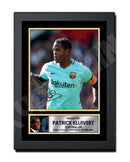 PATRICK KLUIVERT Limited Edition Football Player Signed Print - Football