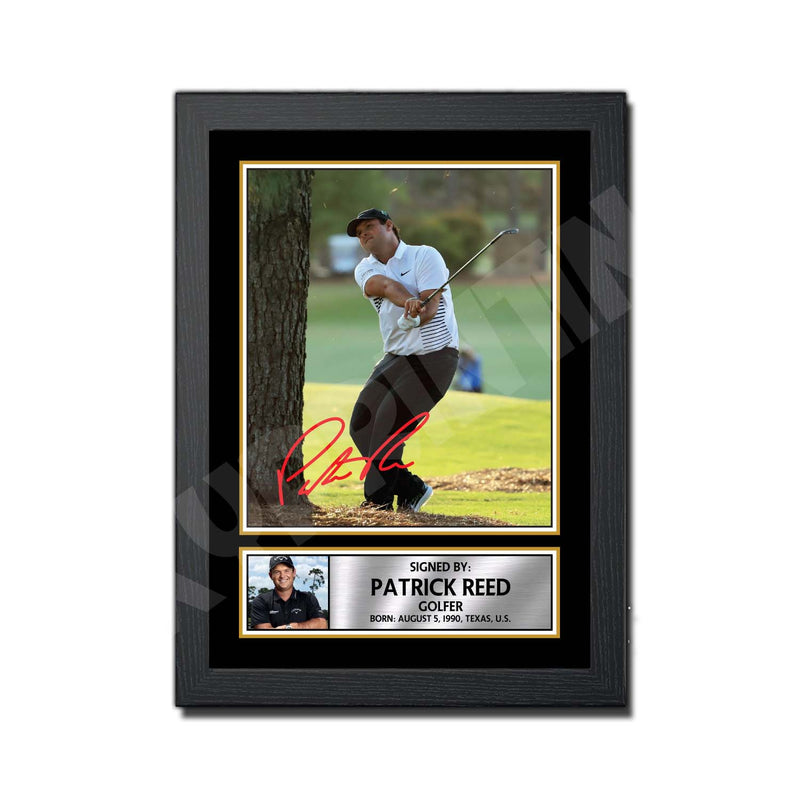 PATRICK REED Limited Edition Golfer Signed Print - Golf