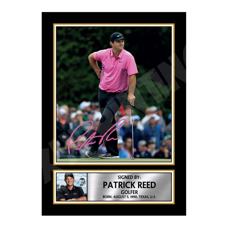 PATRICK REED 2 Limited Edition Golfer Signed Print - Golf