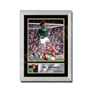 PAT JENNINGS 2 Limited Edition Football Player Signed Print - Football