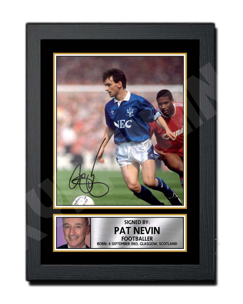 PAT NEVIN Limited Edition Football Player Signed Print - Football