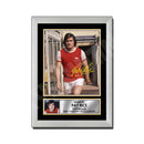 PAT RICE ARSENAL 2 Limited Edition Football Player Signed Print - Football