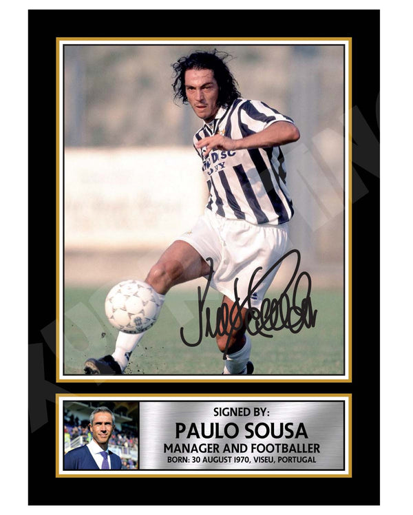 PAULO SOUSA Football Player Printed Signature Print