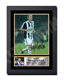PAULO SOUSA 2 Limited Edition Football Player Signed Print - Football