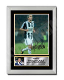 PAULO SOUSA 2 Limited Edition Football Player Signed Print - Football
