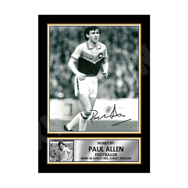 PAUL ALLEN (1) Football Player Printed Signature Print