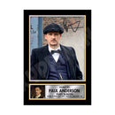 PAUL ANDERSON 1 Limited Edition Tv Show Signed Print