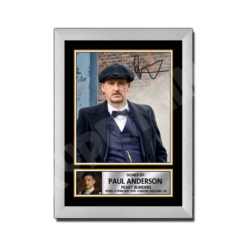 PAUL ANDERSON 1 Limited Edition Tv Show Signed Print