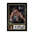 PAUL ANDERSON 2 Limited Edition Tv Show Signed Print