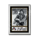 PAUL DODGE 1 Limited Edition Rugby Player Signed Print - Rugby