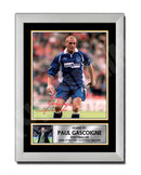PAUL GASCOIGNE Limited Edition Football Player Signed Print - Football